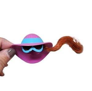 Greenbriar Lil Me Doll Pink Hat Red Ponytail Blue Sunglasses